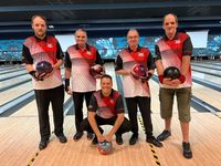 1. Mannschaft 2022 v.l.n.r.: Tobias Kemper, Norbert Jackstat, Chris Hakkel, Stephan Brandau und Fabian Kemper